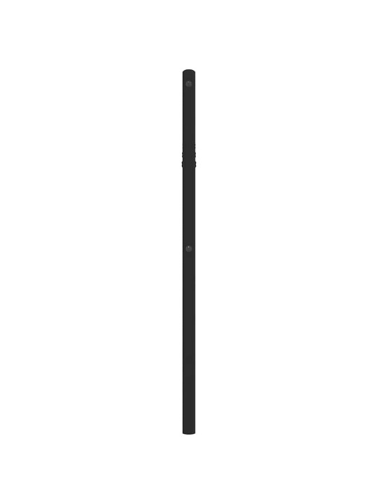 Gultas galvgalis, metāls, melns, 100 cm