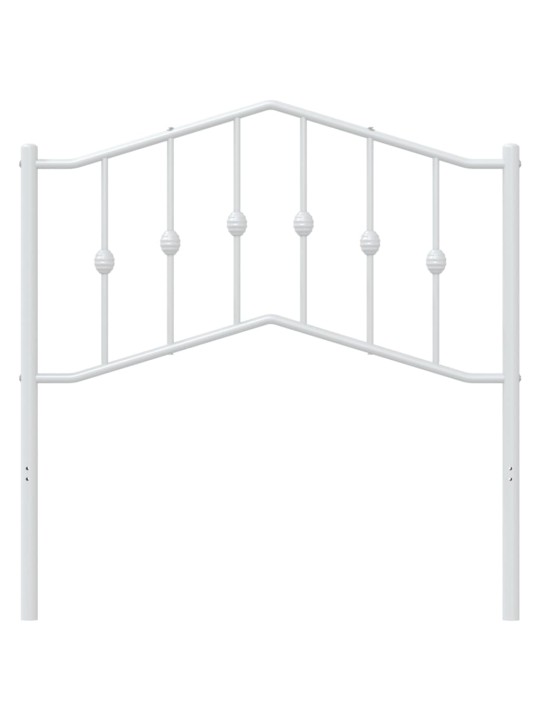 Gultas galvgalis, balts, 90 cm