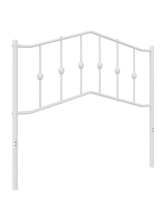 Gultas galvgalis, balts, 100 cm