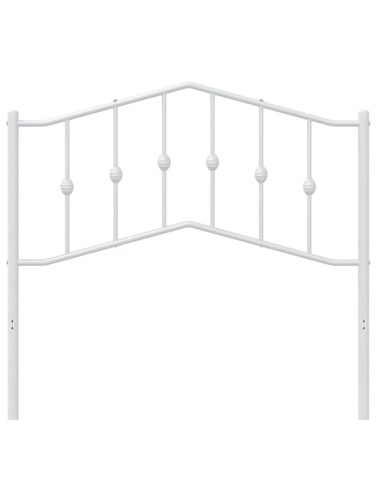 Gultas galvgalis, balts, 100 cm