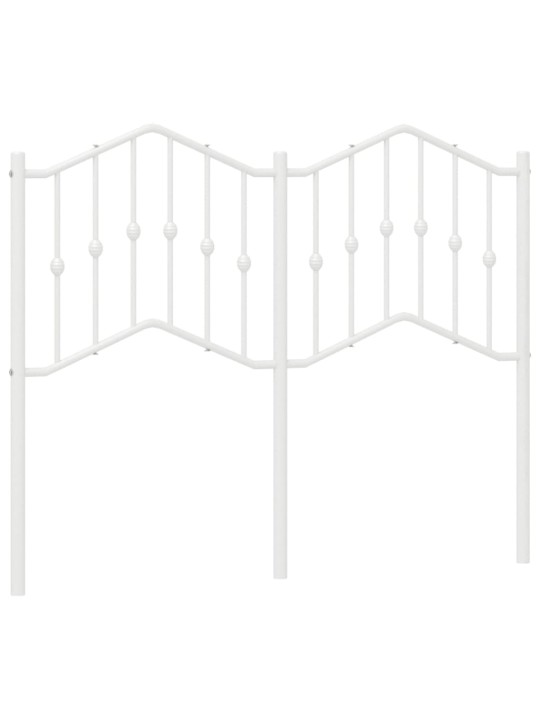 Gultas galvgalis, balts, 120 cm