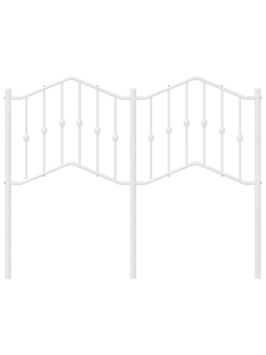 Gultas galvgalis, balts, 120 cm