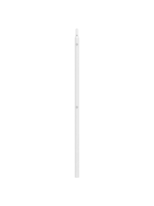 Gultas galvgalis, balts, 135 cm