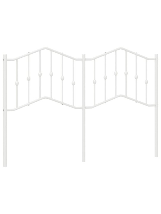 Gultas galvgalis, balts, 140 cm