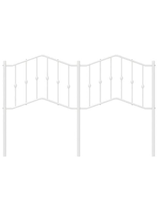 Gultas galvgalis, balts, 140 cm