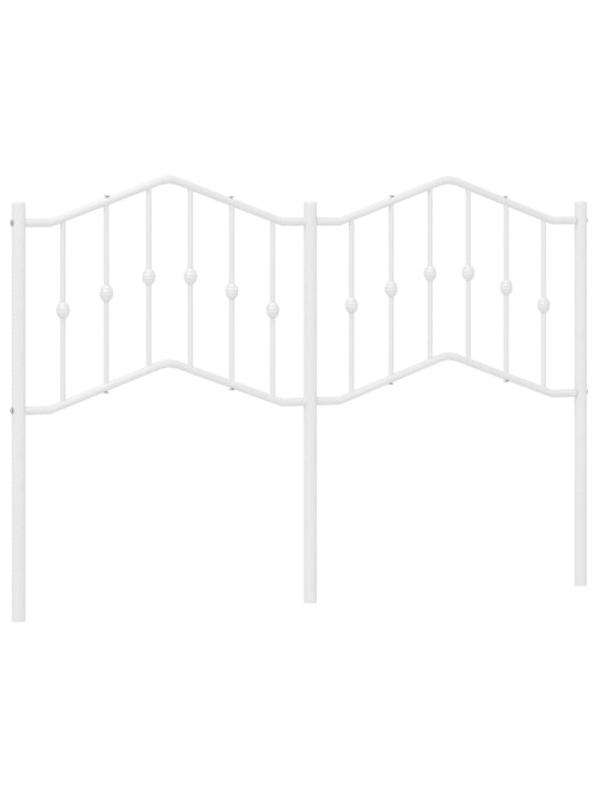 Gultas galvgalis, balts, 150 cm