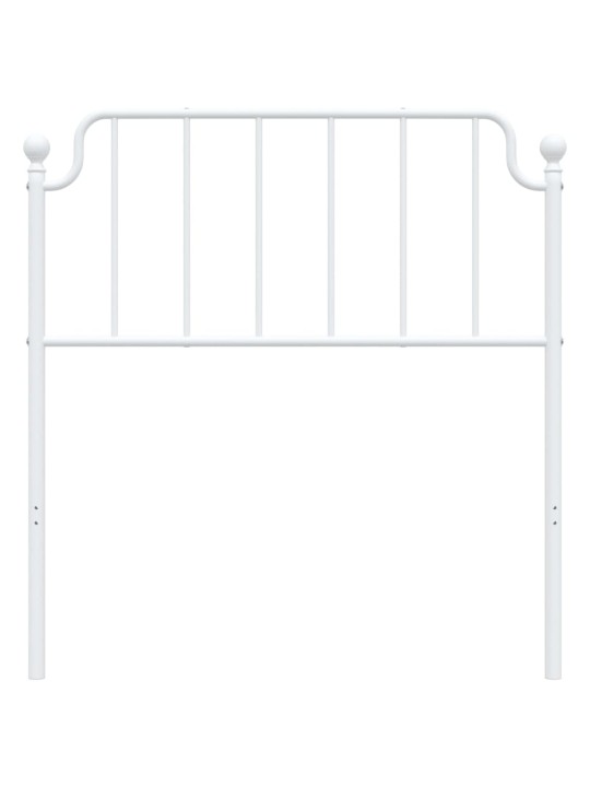 Gultas galvgalis, balts, 90 cm