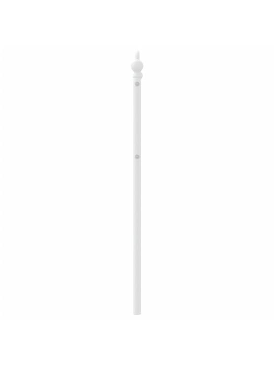 Gultas galvgalis, balts, 90 cm