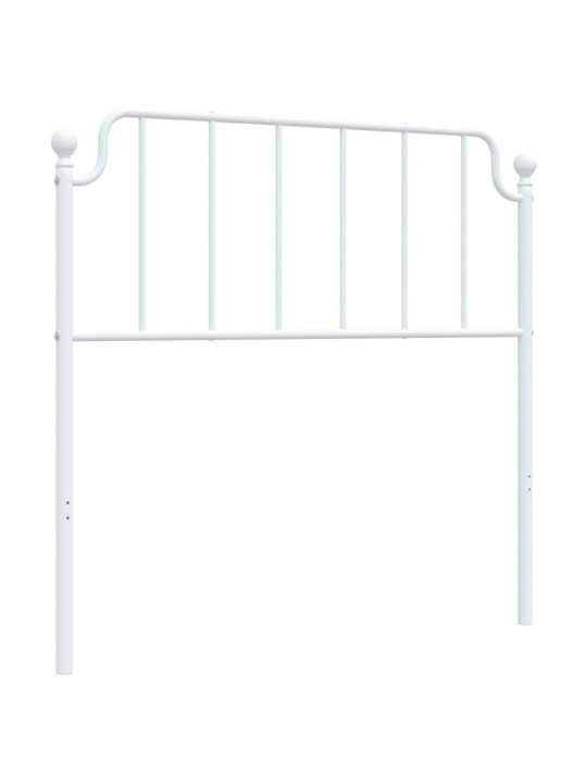Gultas galvgalis, balts, 100 cm