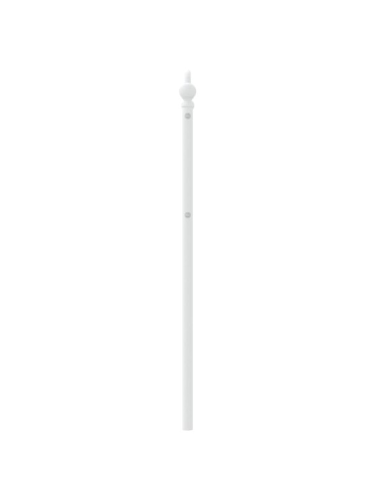 Gultas galvgalis, balts, 100 cm