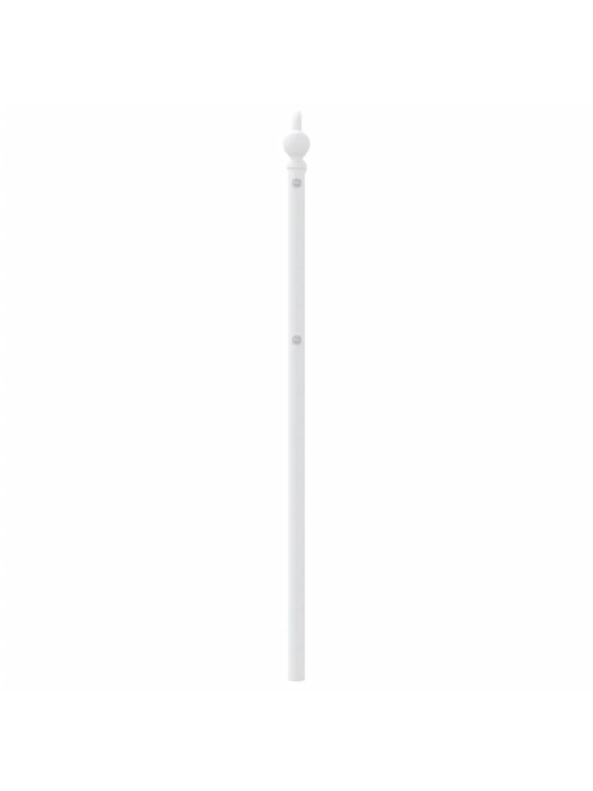 Gultas galvgalis, balts, 107 cm