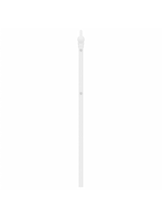 Gultas galvgalis, balts, 150 cm
