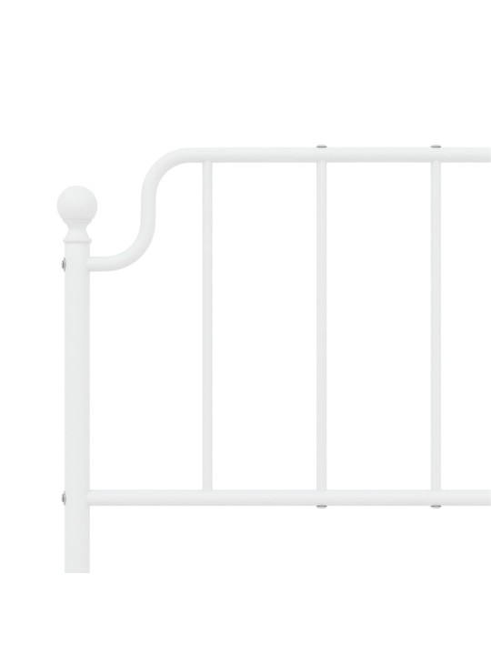 Gultas galvgalis, balts, 150 cm