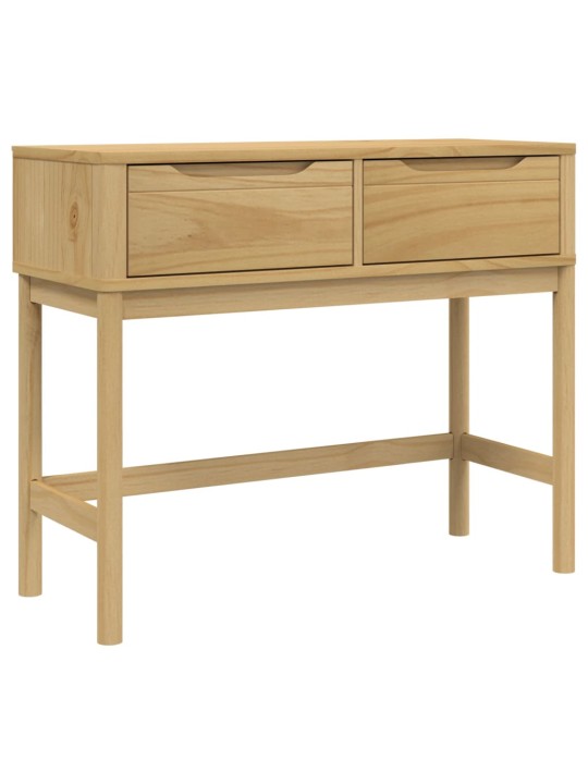 Konsoles galdiņš floro, brūns, 89,5x36,5x73 cm, priedes koks
