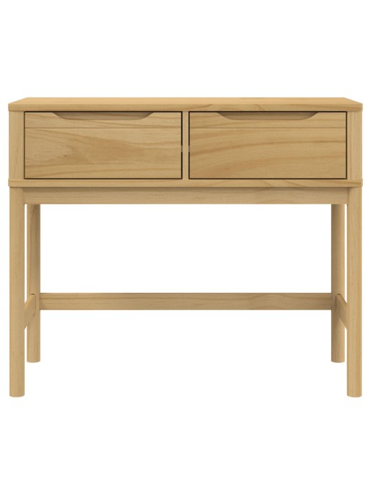 Konsoles galdiņš floro, brūns, 89,5x36,5x73 cm, priedes koks