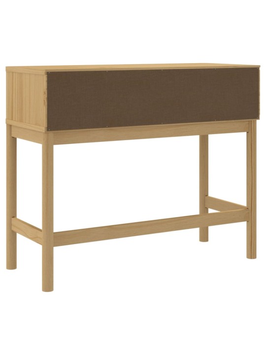 Konsoles galdiņš floro, brūns, 89,5x36,5x73 cm, priedes koks