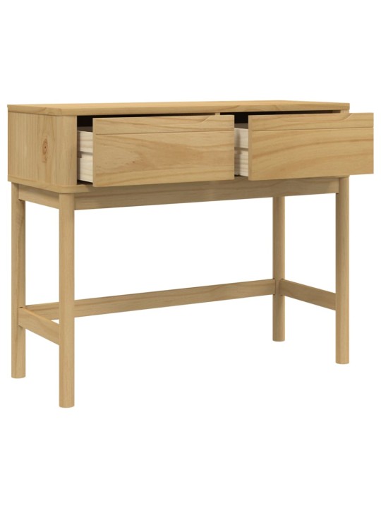 Konsoles galdiņš floro, brūns, 89,5x36,5x73 cm, priedes koks