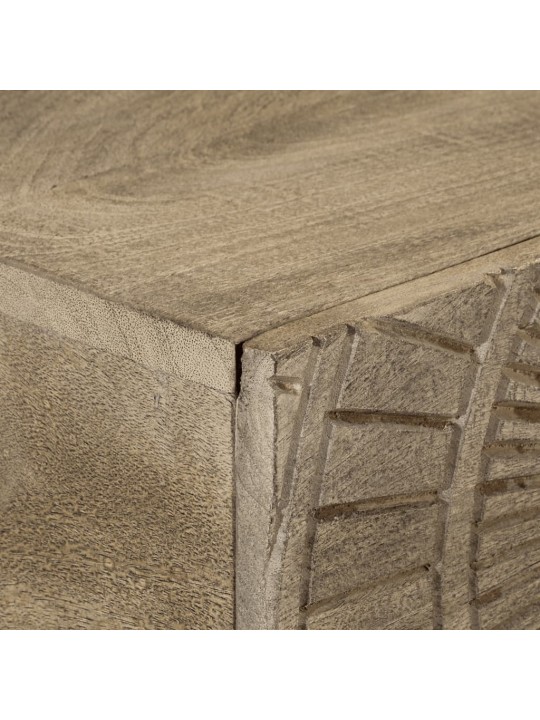 Konsoles galdiņš, 90x30x76 cm, mango koks, dzelzs