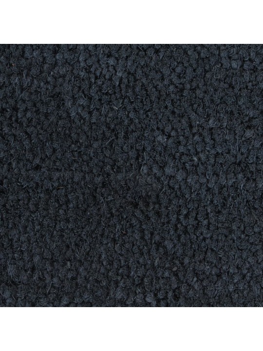 Durvju paklājs, tumši pelēks, 90x150 cm, pūkaina kokosa šķiedra
