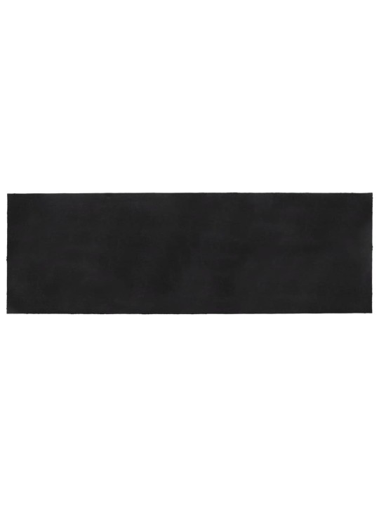 Durvju paklājs, tumši pelēks, 100x300cm, pūkaina kokosa šķiedra