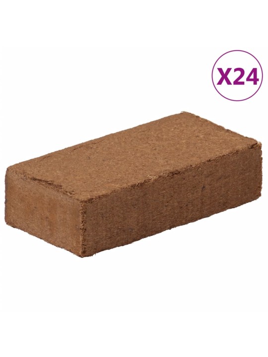Kokosa šķiedras bloki, 24 gab., 650 g, kopā 15,6 kg