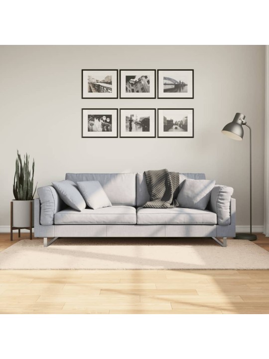 Paklājs huarte, īsa spalva, mīksts, mazgājams, bēšs, 100x200 cm
