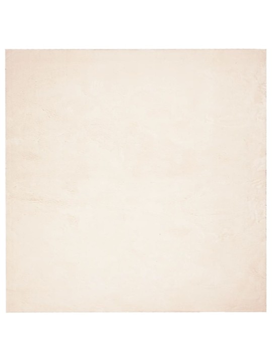Paklājs huarte, īsa spalva, mīksts, mazgājams, bēšs, 240x240 cm