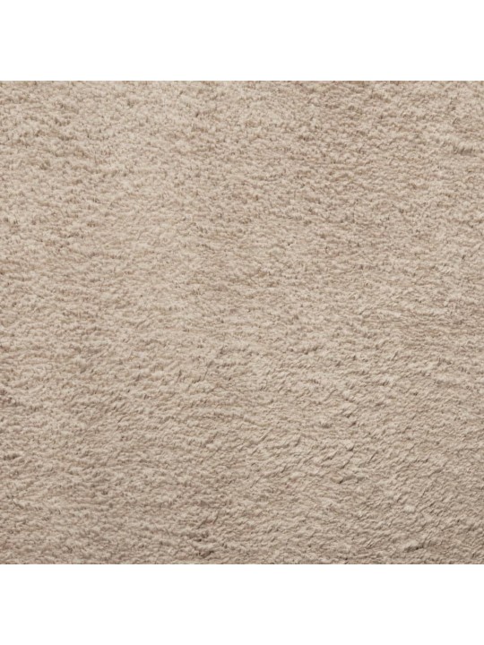 Paklājs huarte, īsa spalva, mazgājams, smilškrāsa, 140x200 cm