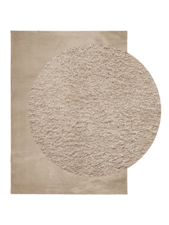Paklājs huarte, īsa spalva, mīksts, mazgājams, smilšu 240x340cm