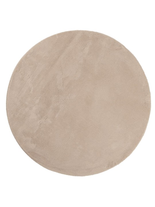 Paklājs huarte, īsa spalva, mīksts, mazgājams, smilšu, ø 100 cm