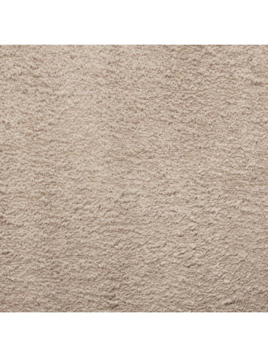 Paklājs huarte, īsa spalva, mīksts, mazgājams, smilšu, ø 100 cm