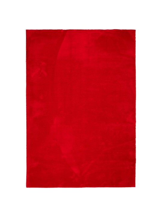 Paklājs huarte, īsa spalva, mīksts, mazgājams sarkans 140x200cm