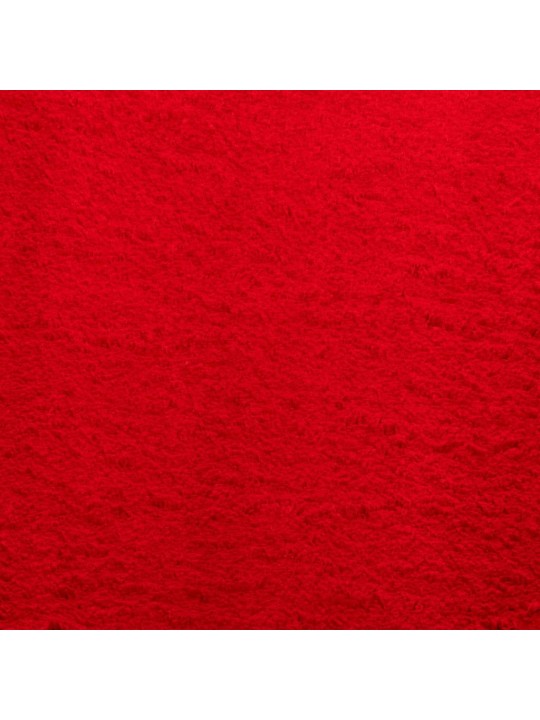 Paklājs huarte, īsa spalva, mīksts, mazgājams sarkans 140x200cm