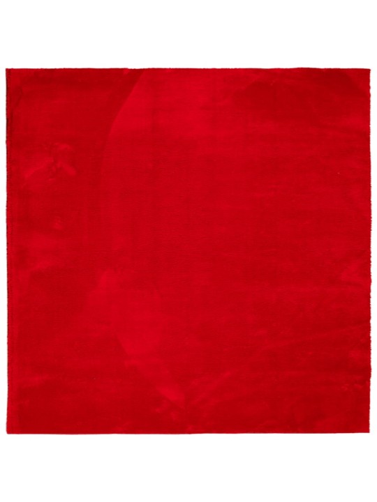 Paklājs huarte, īsa spalva, mīksts, mazgājams sarkans 240x240cm