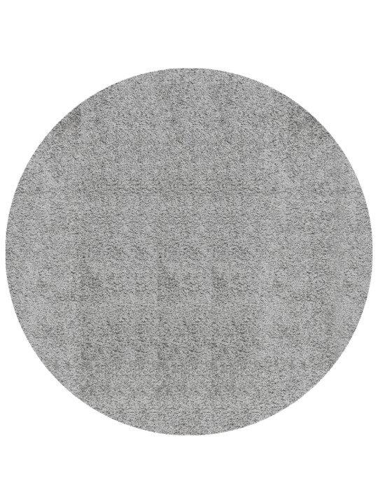 Paklājs pamplona, ø 160 cm, shaggy, moderns, pelēks