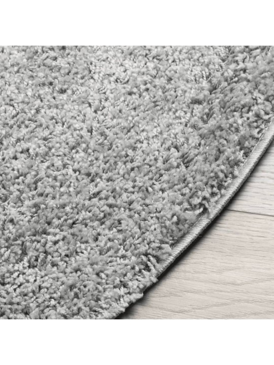 Paklājs pamplona, ø 160 cm, shaggy, moderns, pelēks
