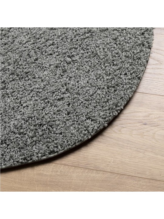 Paklājs pamplona, ø 280 cm, shaggy, moderns, zaļš