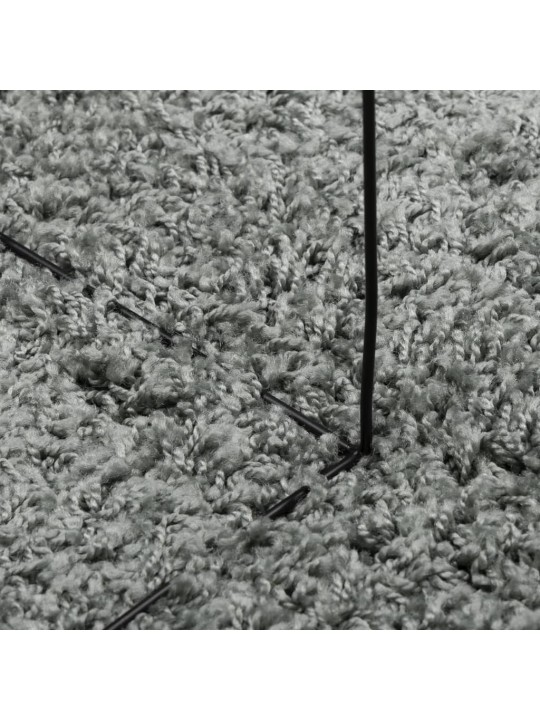 Paklājs pamplona, ø 280 cm, shaggy, moderns, zaļš