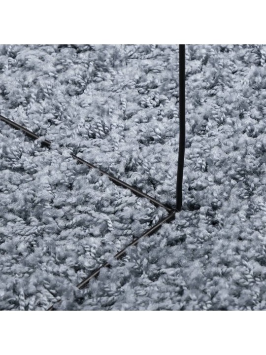 Paklājs pamplona, ø 120 cm, shaggy, moderns, zils