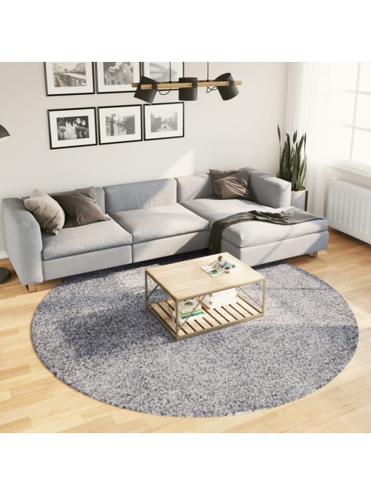 Paklājs pamplona, ø 240 cm, shaggy, moderns, zils