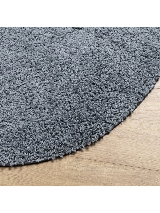 Paklājs pamplona, ø 280 cm, shaggy, moderns, zils