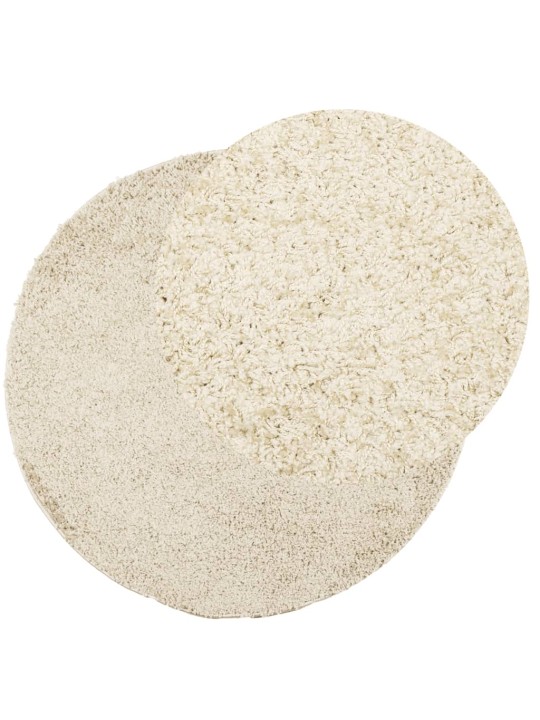 Paklājs pamplona, ø 80 cm, shaggy, moderns, zelta