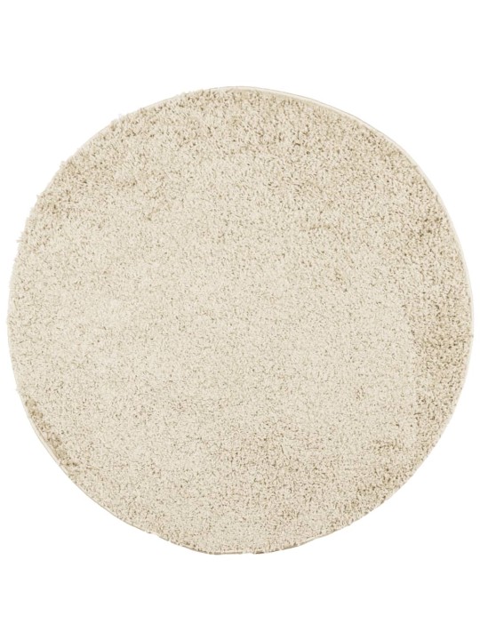 Paklājs pamplona, ø 160 cm, shaggy, moderns, zelta