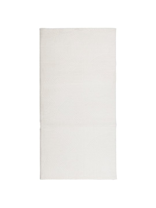 Paklājs iza, īsa spalva, skandināvu stils, bēšs, 100x200 cm