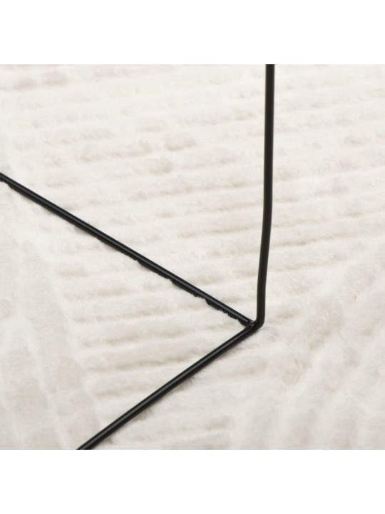 Paklājs iza, īsa spalva, skandināvu stils, bēšs, 100x200 cm