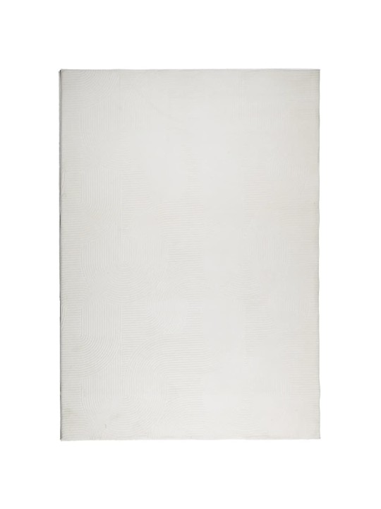 Paklājs iza, īsa spalva, skandināvu stils, bēšs, 140x200 cm