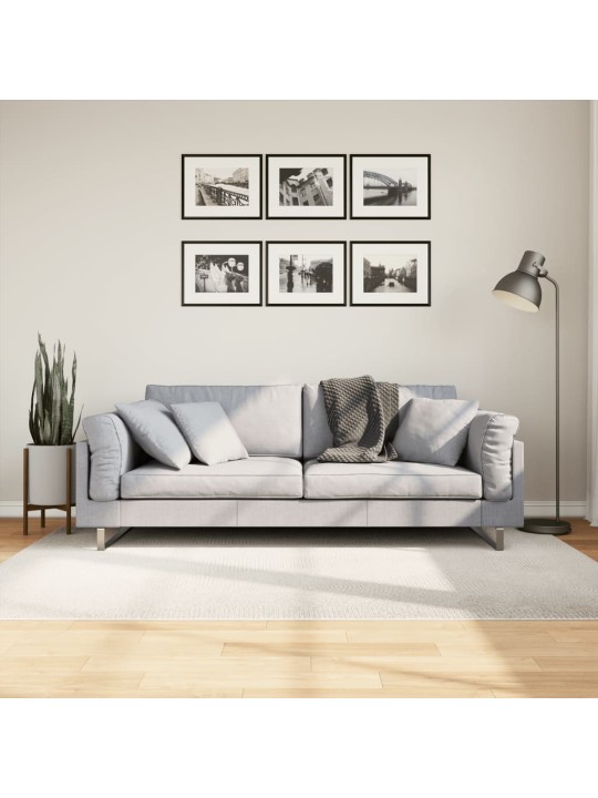 Paklājs iza, īsa spalva, skandināvu stils, bēšs, 140x200 cm