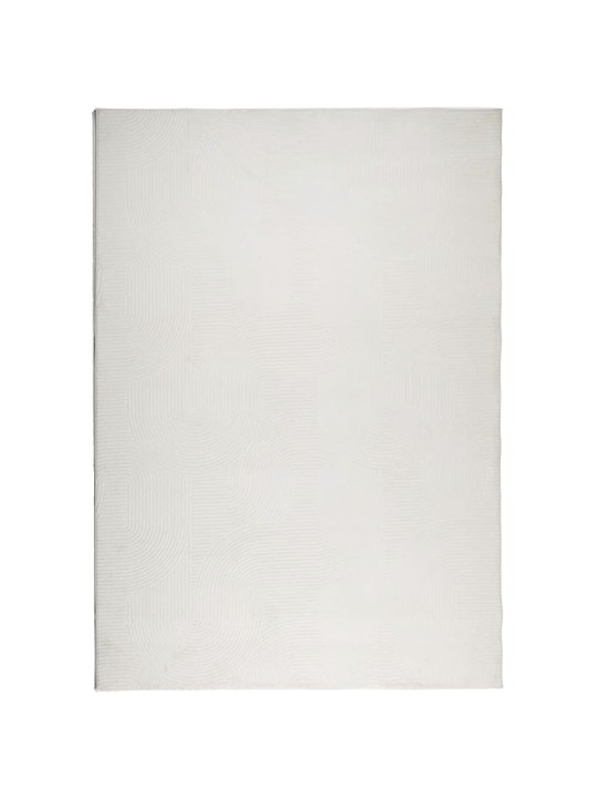 Paklājs iza, īsa spalva, skandināvu stils, bēšs, 160x230 cm
