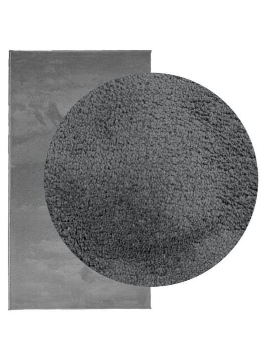 Paklājs oviedo, īsa spalva, mīksts, antracītpelēks, 60x110 cm