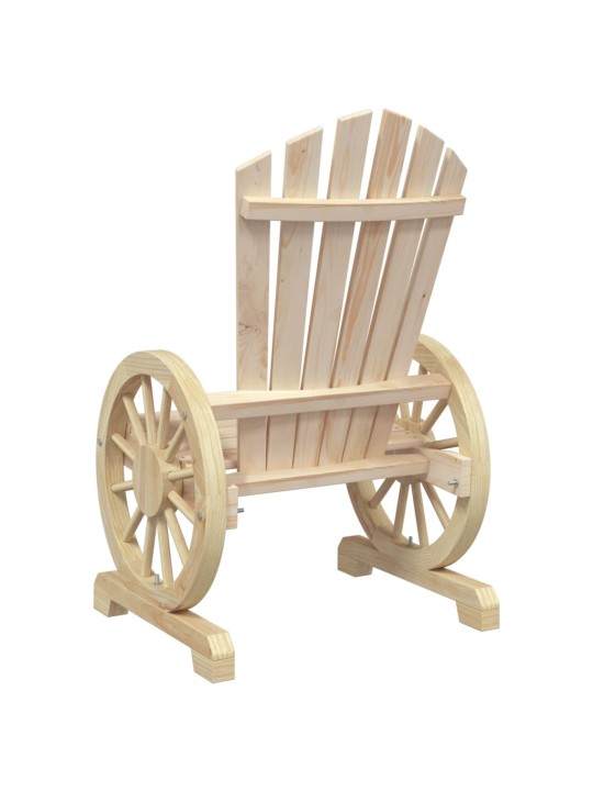 Dārza adirondack stila krēsli, 2 gab., egles masīvkoks